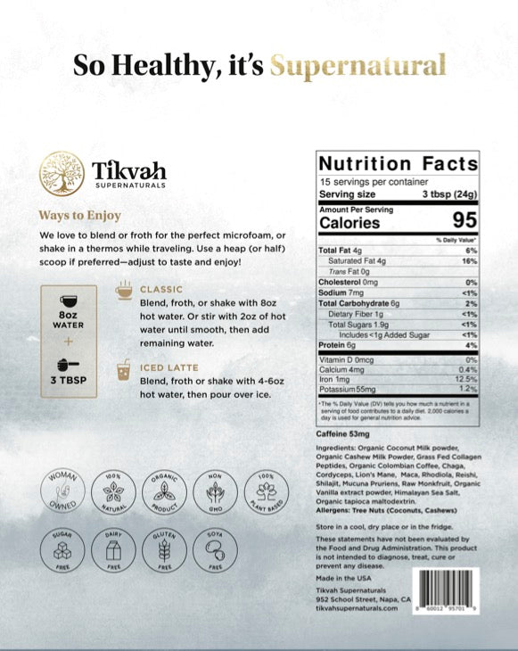 Supernatural Coffee & Cream